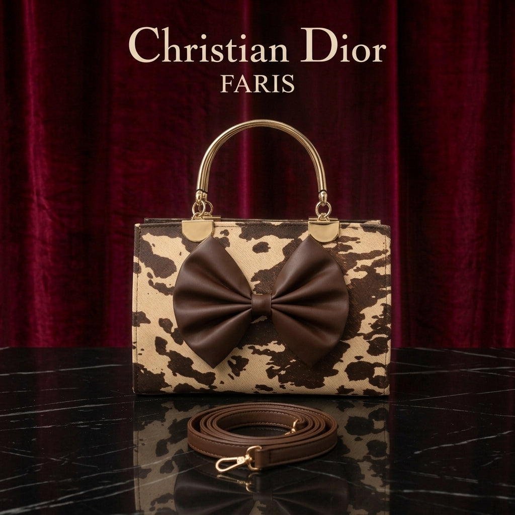 Bold Animal Print Meets Classic Glamour
