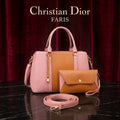 Bilal Premium | Dual-Tone Structured Tote & Clutch Set