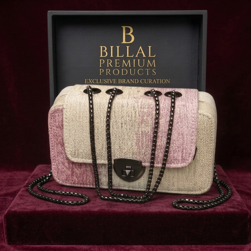 The Velvet Bloom - Luxury Crossbody Handbag