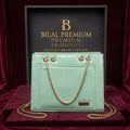 The Mint Gloss - Patent Leather Square Tote